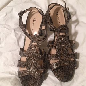 Anne Klein strappy heels